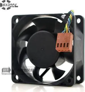 pwm fan 6025 PV602512ESPF 60mm 12V 0.35A 4Wire For HP 444306-001 DC7800 DC7900 USDT server Case axial Cooling Fans
