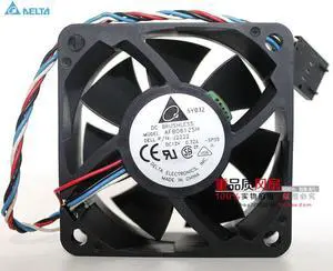 Original for delta  AFB0612SH  6025 6CM 12V 0.32A four-wire PWM fan For Dell servers