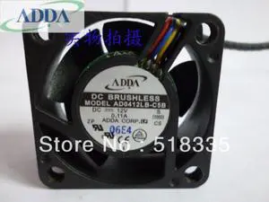 FOR ADDA AD0412LB-C5B 40*40*20mm 4cm 40mm 4020 12V 0.11A 4Wire fan Axial Fan Cooling fan