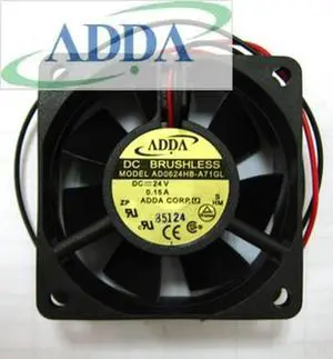 PBBDFE FOR AD0624HB-A71GL 6025 6cm 60mm DC 24V 0.15A 2Wire DC Brushless axial server inverter Cooling Fan