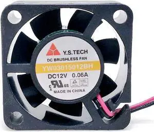PBBDFE Y.S Tech 3015 fan YW03015012BH 12V 3cm hard disk box video card mute cooling fan