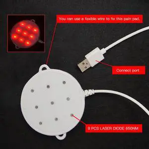 COZING 650nm+808nm Low Level Soft Cold Therapy Physiotherapy Pad Device Unit LLLT for Animal Joint Muscle Pain Relief