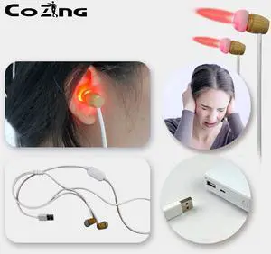 COZING  650nm Red Laser Therapy For Tinnitus Device Hearing Problems Health Care