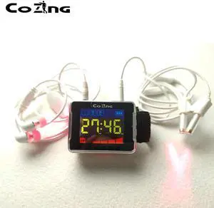 COZING Portable Laser Therapy Wrist Watch Multifunctional 650nm Red Light Therapy ForHypertension, Hyperlipidemia