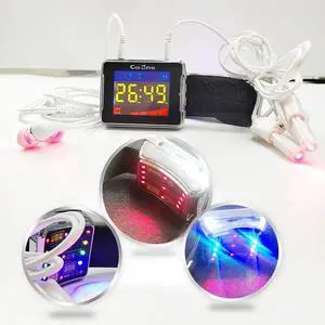COZING 650nm Laser Therapy Device Wrist Watch 4 light Hypertension Rhinitis Treatment