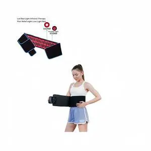 COZING Red Light Therapy Belt, 2 in 1 Red Light Therapy for Body with Compression Strap, 660 & 850nm Infrared Light Therapy for Shoulder Waist Back Pain Relief, Decrease Inflammation