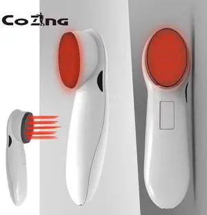Cozing  Cold Laser Therapy Device for Humans & Dogs, 3x808nm + 14x650nm Red Light Therapy for Body Pain Relief, Handheld lllt Near Infrared Light Wand with Stand for Joint, Back, Knee, Muscle Use