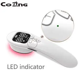 Cozing Portable Infra Red Light Therapy Device for Body Pain Relief, Joint Muscle Infrared Light with LED Display, Near Red Light Therapy Wand for Human Pet Dog Cat Horse Shoulder Back Waist Neck Knee