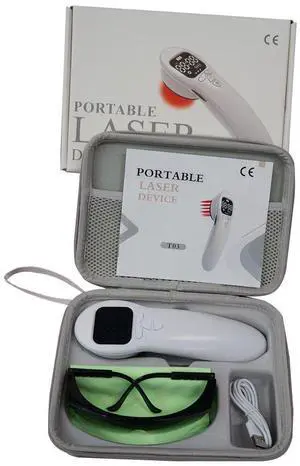 Cozing Cold Laser Therapy Device for Dogs, 14x650nm+3x808nm, Handheld Red Light Therapy for Joint&Muscles Pain Relief, Pet Laser Therapy for Dogs Cats Horse, Helps Inflammation, Wound Healing