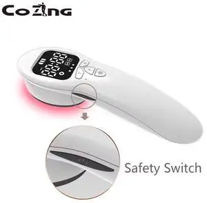 Cozing Red Light Therapy Device for Shoulder Back Knee Joint Muscle Pain Relief, 3x808nm+14x650nm,  Handheld Cold Laser Therapy Device for Dogs Pet Horse
O