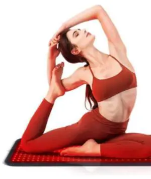 COZING Red Light Therapy Mat, 660nm & 850nm Near Infrared Red Light Therapy for Body, Cordless Red Light Therapy Pad