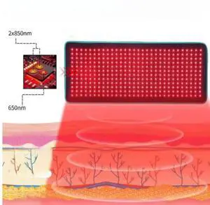 COZING 31.5" x 11.8" Red Light Therapy Mat for Body, 360 LEDs, Durable 60W Red Light & Infrared Therapy Large Pad with 660nm & 850nm for Back Waist Belly Shoulder Discomfort with Timer Pulse