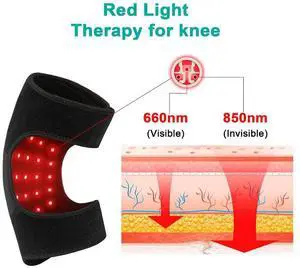 COZING Red Light Therapy for Knee, Astarexin 70 LED Knee Wrap , Cordless Infrared Light Therapy Knee Brace Therapy Pad for Knee Shoulder Elbow Joint Relief