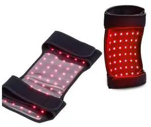 COZING Red Light Therapy Knee Brace&Vibration Knee Massage for Pain Relief, 660nm&850nm Rechargeable Near Infrared Light Therapy Device for Knee/Elbow/Shoulder Faster Recovery for Cordless Use