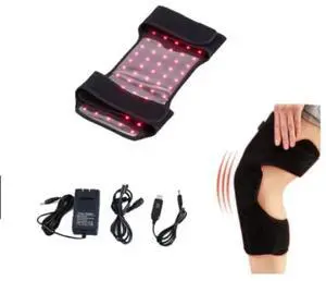 COZING Red Light Therapy for Knee Brace, Vibration Knee Massager, 660nm&850nm, Red Light Heated Device for Knee/Elbow/Shoulder