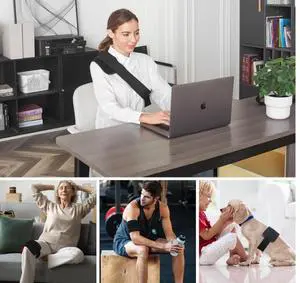 COZING Red Light Therapy Belt,  Red Light Therapy for Body with Compression Strap,  660 & 850nm Infrared Light Therapy for Shoulder Waist Back Pain Relief, Decrease Inflammation