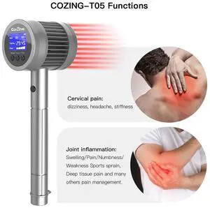 COZING Laser Therapy Device for Dogs, 650nm+808nm, Handheld Red Light Therapy for Joint&Muscles Pain Relief, Pet Laser Therapy for Dogs Cats Horse, Helps Inflammation, Wound Healing
