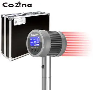COZING Red Light ColdLaser Therapy Device for Dogs, Handheld Infrared Light Therapy Device with Portable Suitcase, Clearly LED Display ,650nm &  808nm