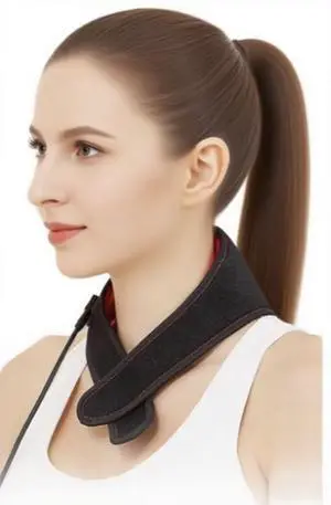 COZING Red Light Therapy Belt for Body, Near Infrared Light Therapy for Face Neck 4W Wearable Red Light Neck Wrap with Timer Belt for Chin Hand Wrist Knee Unisex Gift,17.7*8.2 inch