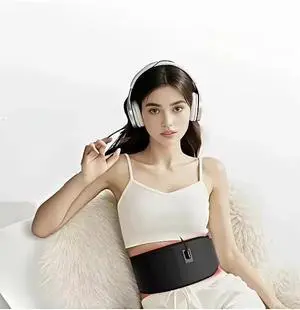 COZING Red Light Therapy for Body:5 Light Levels Infrared Light Heat Therapy Belt Wrap for Back/Waist/Muscle/Pain Relief 660nm & 850nm Led Beads Red Light Therapy Device with Timer