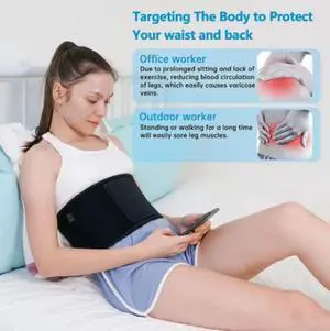COZING Long Red Light Therapy Belt,Near Red Infrared Light Therapy Wrap for Body, 660nm & 850nm, Auto Timer, Ideal for Shoulder Waist Back Body.for Woman and Man