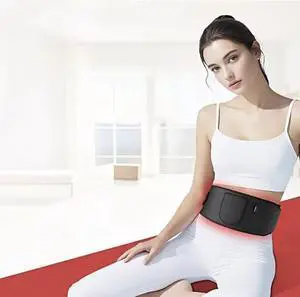 COZING Red Light Therapy Belt for Body, 660nm Red Light &850nm with Timer Remote Control, Infrared Light Therapy Wrap for Waist Muscle Pain Relief,for Woman and Man