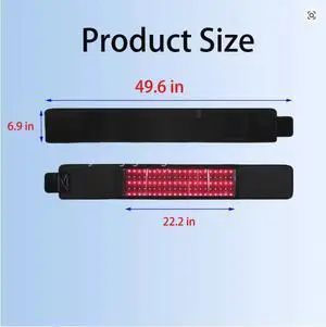 COZING Red Light Therapy, Red Infrared Light Therapy Belt  for Body Waist Back Knee Joints Pain Relief, Reduce Inflammation, Faster Healing,Best Gift