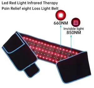 COZING Red Light Therapy Belt, 660nm & 850nm Near Infrared Light Therapy for Body with Timer,  Portable & Cordless, Red Light Therapy Wrap for Pain Relief, Improve Joint Inflammation,5 Levels