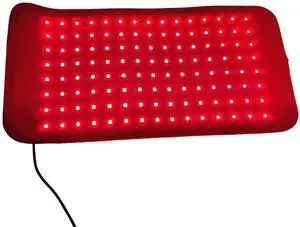 COZING Red Light Therapy Pad, Vibration Massage,Remote Control, 120 Pcs 3 in One LED Beads (660nm + 850nm) Infrared Belf for Lower Back, Shoulder, Body Pain with Timer.