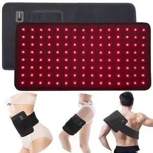 COZING Red Light Therapy Belt, Infrared Light Therapy for Body, Wearable Wrap with Timer for Back Shoulder Waist Muscle Pain Relief, Improve Joint Inflammation, Red Light Therapy for Body