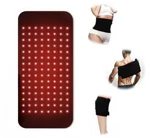 COZING Upgraded Red Light Therapy for Body, 16.5" x 8" Large Size Red Light Therapy Pad with Timer, 660nm&850nm Infrared Light Therapy Mat Full Body(Black).21*45 cm