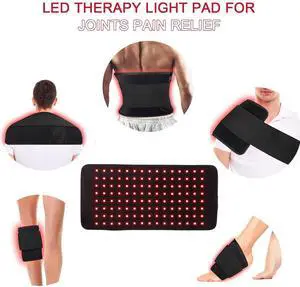 COZING  Red Light Therapy Belt, Near Infrared Light Therapy Device with Vibration Massage Pulsing for Body Back Pain Relief Muscle Relax, Portable for Home Office Business Trip Use