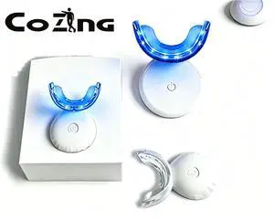 Teeth Whitening Accelerator Light, 16x More Powerful Blue LED Light, Mouth Tray Teeth Whitening Enhancer Light Trays for Home Use Teeth Whitening Accelerator Light, 16x More Powerful Blue LED Light, Mouth Tray Teeth Whitening Enhancer Light Trays for Home Use