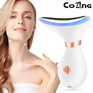 3-in-1 Facial Wand with Red Light Therapy Microcurrent Face Massager with Vibration & Warm Modes for Anti-Aging EMS Microcurrent, Red Light, Vibration, Warming 3-in-1 Facial Wand with Red Light Therapy Microcurrent Face Massager with Vibration & Warm Modes for Anti-Aging EMS Microcurrent, Red Light, Vibration, Warming