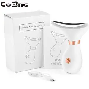 3 in 1 EMS Facial Massager Face Beauty Instrument Vibration Hot Compress Face Skin Care LED Light Therapy 3 in 1 EMS Facial Massager Face Beauty Instrument Vibration Hot Compress Face Skin Care LED Light Therapy