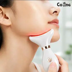 Multifunctional Electric Neck Beauty Instrument EMS Microcurrent Hot Compress Color Light LED Therapy Vibration Massage Neck Shaper Multifunctional Electric Neck Beauty Instrument EMS Microcurrent Hot Compress Color Light LED Therapy Vibration Massage Neck Shaper