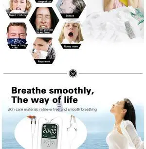 COZING-Hay Fever Nasal Allergy Light Therapy Treatment nasal Allergy Reliever electric pulse rhinitis Therapy Massage Monitor COZING-Hay Fever Nasal Allergy Light Therapy Treatment nasal Allergy Reliever electric pulse rhinitis Therapy Massage Monitor