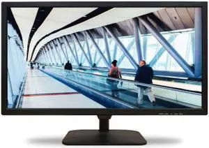 Orion Images 23.8" Full HD LED Monitor with Power Over Ethernet - 1920x1080, 60Hz, VESA Mountable, Built-in Speakers, HDMI/BNC/VGA/RJ45 Ports, Black