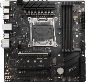 MSI X299M-A PRO Intel X299 2066 LGA MicroATX M.2 Desktop Motherboard A