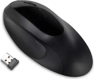 Kensington Pro Fit Ergonomic Wireless Mouse - Black (K75404WW), 8"x6"x4"