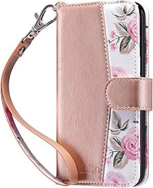 Iphone 8 Wallet Iphone Se Wallet Case 2020 Iphone Se Wallet 2022 Iphone 7 Flip Wallet Case Pu Leather Kickstand Card Holder Protective Cover For Iphone 78Iphone Se 2Nd 3Rd Gen Rose Gold