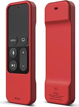 R1 Silicone Case Compatible With Apple Tv 4K 4Th And 5Th Generation Siri Remote ControlRed
