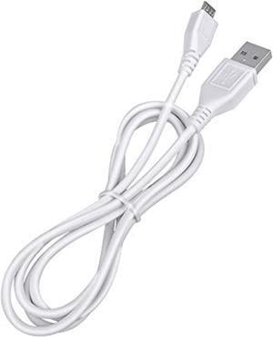 Power 5Ft White Micro Usb Data/Sync Cable Charger Charging Cord For Asus Transformer Book T100 T100ta Series T100ta-C1-Gr T100ta-B1-Gr T100ta-Dk002h T100ta-Dk003h 10.1 Windows Tablet/Laptop