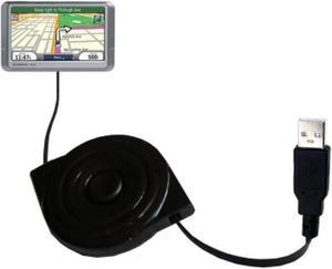 Gomadic Classic Straight USB Cable for The Garmin Nuvi 260W 260 with Power Hot Sync and Charge Capabilities Uses TipExchange Technology