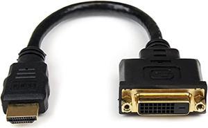 .Com Hdmi Male To Dvi Female Adapter8In1080P Dvi-D Gender Changer Cable (Hddvimf8in)