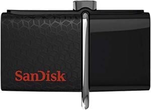 Sandisk 256Gbultra Dual Usb Drive 3.0, Sddd2-256G-Gam46(Black)