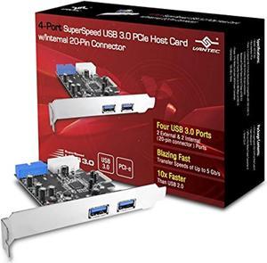 4 Port Usb 3.0 Pcie With Internal 20 Pin Host Card (Ugt-Pc345)