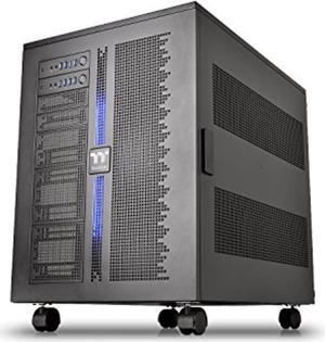 Core W200 Dual System Capable Extreme Water Cooling Xl-Atx Fully Modular/Dismantle Stackable Tt Certified Super Tower Computer Case Ca-1F5-00F1wn-00 Black