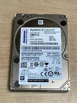 (NOT FOR HOME PC!) 00YL601 IBM Lenovo 600GB 12G SAS 10K 2.5" SFF HDD Hard Drive 00YL603 1FD201-155