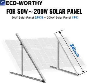 28 inch Adjustable Solar Panel Tilt Mount Mounting Rack Bracket RV